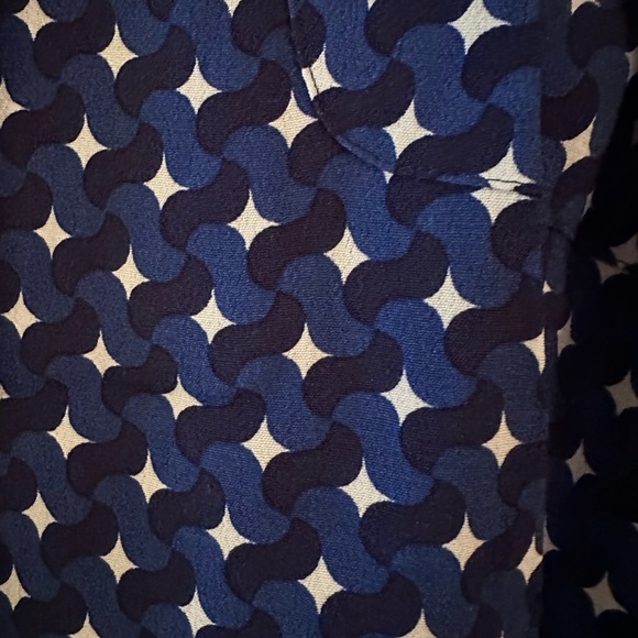 Boden Navy and White Geometric Shirt - Picture 3 of 5